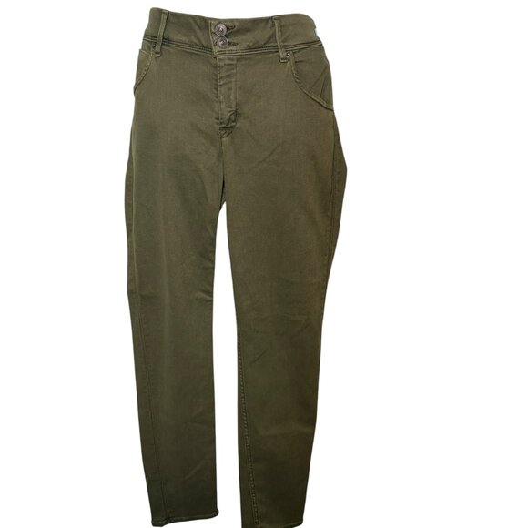 Hudson Jeans Collin Flap Skinny Jeans Ivy Green Size 31 NWT $189 - Picture 4 of 8